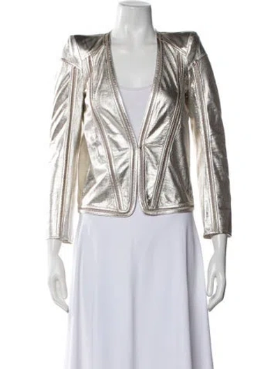 Pre-owned Roberto Cavalli Patterned Jacket In Neutrals