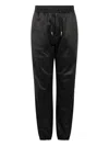 Roberto Cavalli Sporty Trousers With Python Print In 黑色
