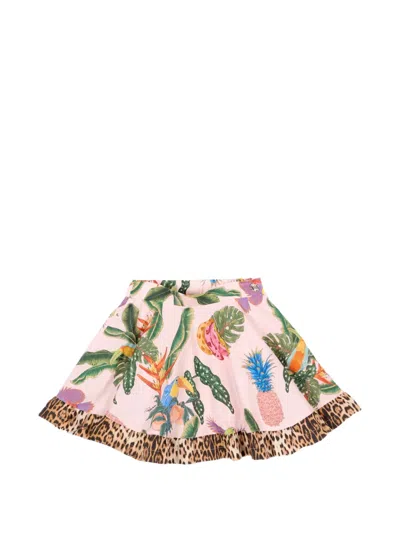 Roberto Cavalli Patterned Skirt