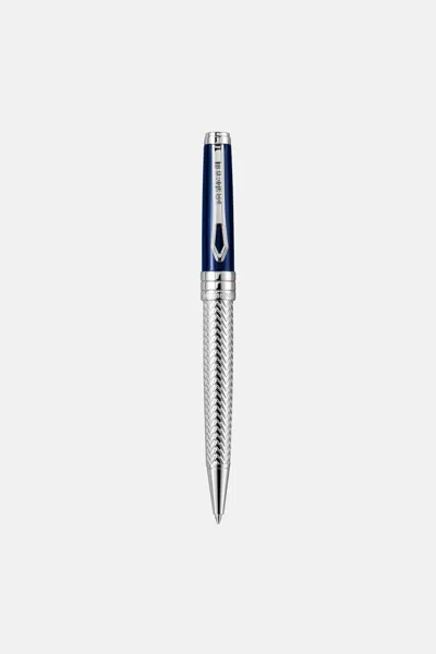 Roberto Cavalli Pen In Silver Blue