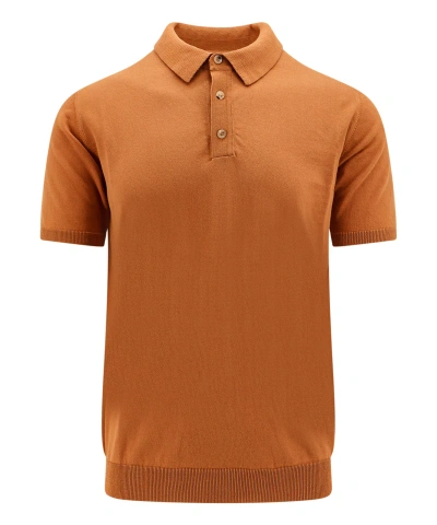 Roberto Cavalli Polo Shirt In Brown