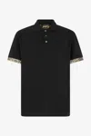 Roberto Cavalli Jaguar-print Cuff Polo Shirt