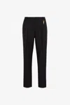 Roberto Cavalli Pressed-crease Cropped Trousers In Black