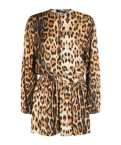 ROBERTO CAVALLI ROBERTO CAVALLI PRINT SHORT DRESS