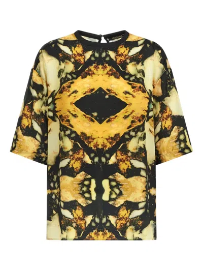 Roberto Cavalli Print T-shirt In Multi