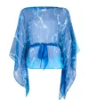 Roberto Cavalli Printed Blouse In Deep Blue