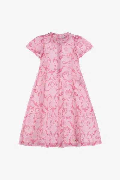 Roberto Cavalli Printed Dress In Pink