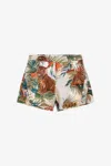 Roberto Cavalli Printed Pants In Green