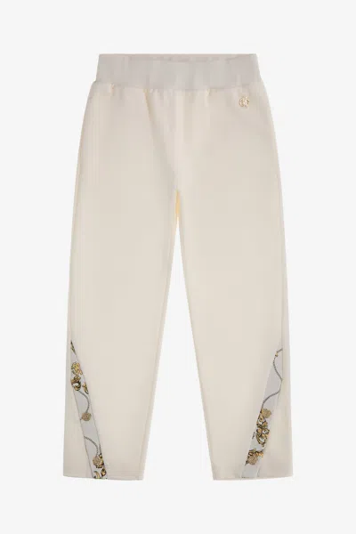 Roberto Cavalli Babies' Printed Pants In White
