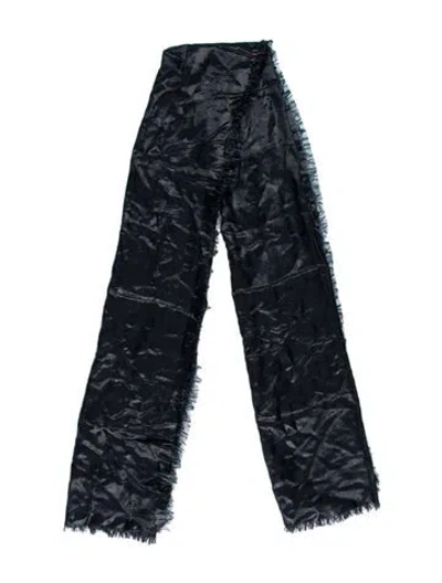 Pre-owned Roberto Cavalli Printed Scarf In Blue