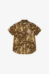 Roberto Cavalli Printed Shirt In Light Brown