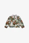 Roberto Cavalli Printed Sweatshirt In Green
