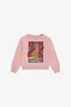 Roberto Cavalli Printed Sweatshirt In Pink