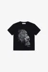 Roberto Cavalli Printed T-shirt In Black