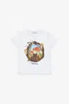 Roberto Cavalli Printed T-shirt In White