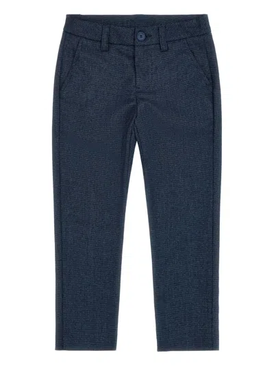 Roberto Cavalli Kids' Printed Trousers In Blue