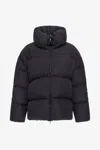 Roberto Cavalli Puffer Jacket With High Neck In Black
