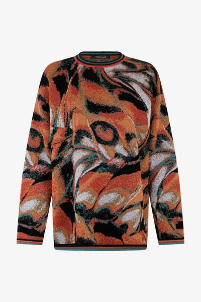 ROBERTO CAVALLI PULLOVER MIT BUTTERFLY-PRINT