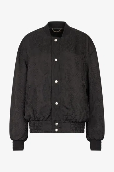 ROBERTO CAVALLI BOMBERJACKE MIT PYTHON-EFFEKT