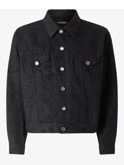 ROBERTO CAVALLI PYTHON-PRINT JACKET