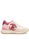 Roberto Cavalli Python-print Panel Sneakers In Neutral