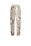 Roberto Cavalli Python-print Sweatpants In Animal Print