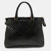 ROBERTO CAVALLI QUILTED PATENT LEATHER GRAND TOUR TOTE