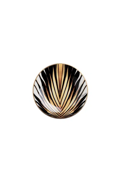 Roberto Cavalli Ray Of Gold 2 Bread Plates Set