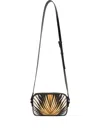 Roberto Cavalli Ray Of Gold Camera Bag In Gold