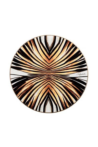 Roberto Cavalli Ray Of Gold Charger In Multi