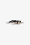 Roberto Cavalli Ray Of Gold Flip Flops In Gold