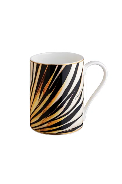 Roberto Cavalli Ray Of Gold Mug In Gift Box