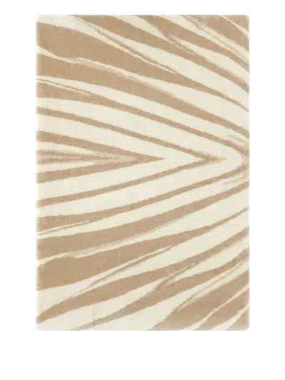 Roberto Cavalli Ray Of Gold-print Bath Towel In Neutral