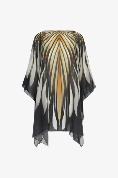 Roberto Cavalli Ray Of Gold Print Kaftan