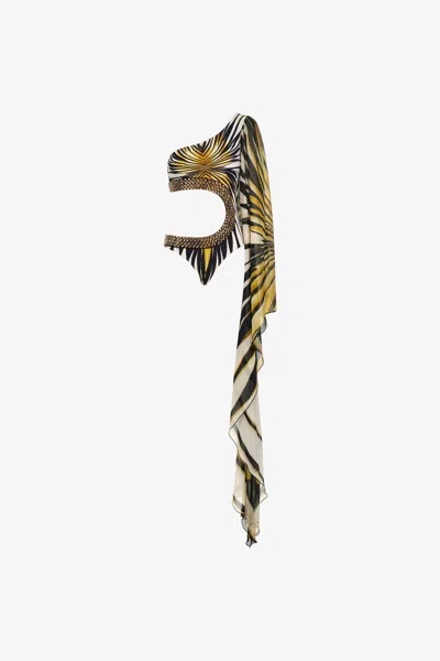 ROBERTO CAVALLI BADEANZUG MIT RAY OF GOLD PRINT