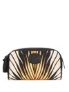 Roberto Cavalli Ray Of Gold Wash Bag In Gold