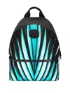 Roberto Cavalli Ray Of Sea Print Backpack In Blue