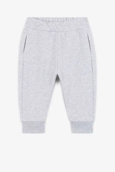 Roberto Cavalli Rc Monogram-embroidered Cotton Sweatpants In Gray