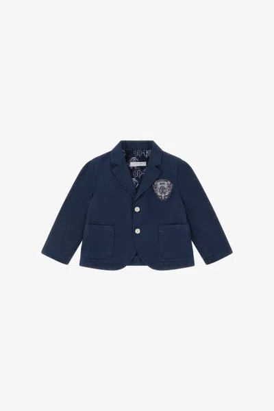 Roberto Cavalli Rc Logo Jacket In Blue