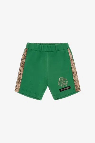 Roberto Cavalli Rc Logo Pants In Green
