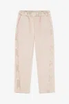 Roberto Cavalli Rc Logo Pants In Light Brown