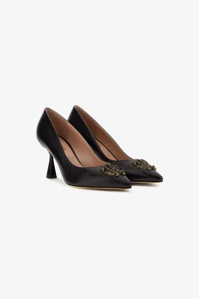 Roberto Cavalli Rc Logo Pump In Black