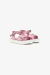 Roberto Cavalli Rc Logo Sandals In Old Pink