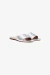 Roberto Cavalli Rc Logo Sandals In Silver