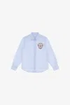 Roberto Cavalli Rc Logo Shirt In Light Blue