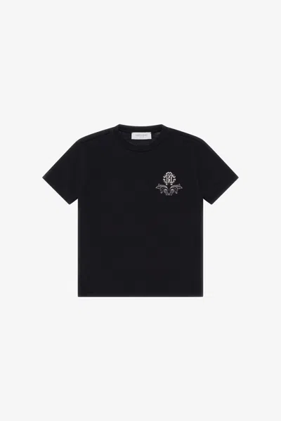 Roberto Cavalli Rc Logo T-shirt In Black