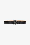 Roberto Cavalli Rc Monogram Belt In Black