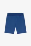 Roberto Cavalli Rc Monogram-print Cotton Shorts In Blue