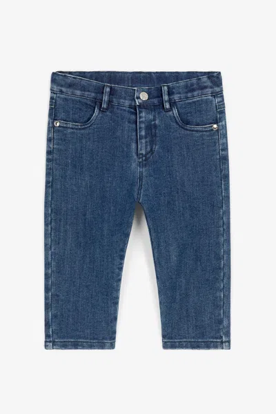 Roberto Cavalli Rc Monogram Jeans In Dark Blue