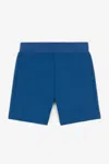 Roberto Cavalli Rc Monogram-print Cotton Shorts In Blue